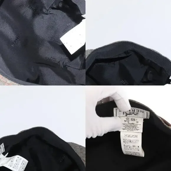 Hermes Hunting Cap Wool Khaki Hat - Picture 6 of 7